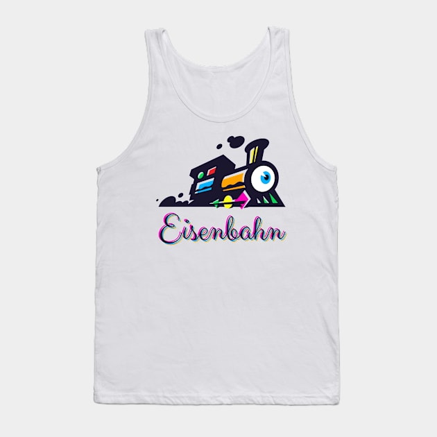 Train locomotive Tank Top by Johnny_Sk3tch